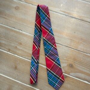 Excellent condition, worn once, boys’ plaid tie